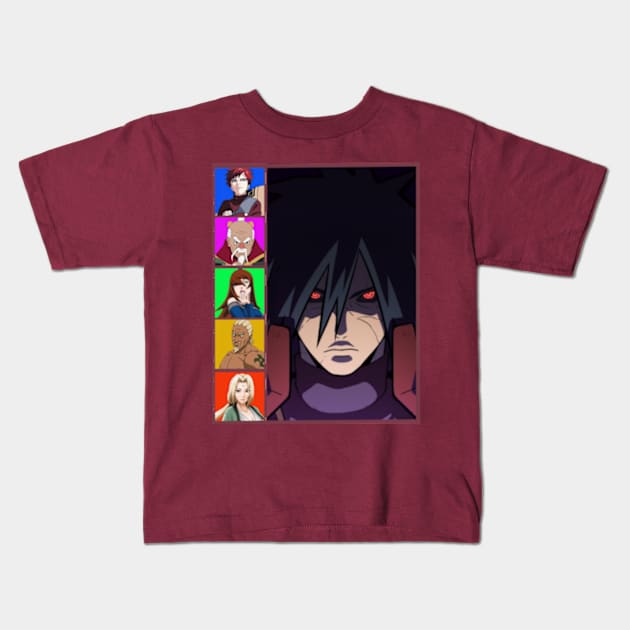 Uchiha Madara Kids T-Shirt by Next Graffics